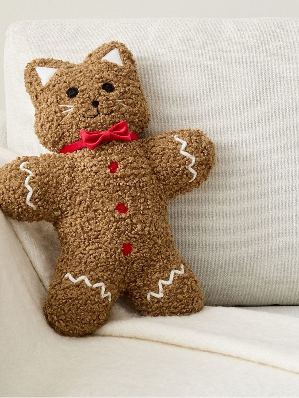Pottery Barn Kitty Spice pillow